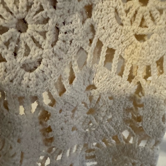 ✨ Zara Crochet Sleeve Wrap Crop Top – Cream | Size M - Picture 5 of 8